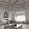 Ekena Millwork 66 56W x 66 56H x 14T Large Laird Decorative Fretwork Wood Ceiling Panels, Walnut CELW67X67X0250LRDWA - alternate 7